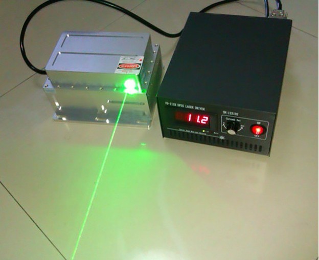 High Stability & Good Beam Profile 532nm 10W DPSS Green Laser M2 Factor 1.2 Spectral Linewidth 0.2nm - Click Image to Close